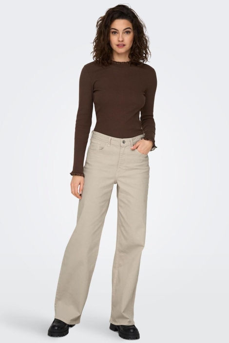 Only onljuicy hw wide leg dnm rea noos